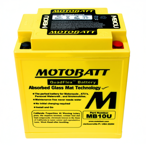 แบตเตอรี่ Motobatt รุ่น MB10U 12V 14.5Ah AGM ใหม่ 174Wh สำหรับรถมอเตอร์ไซค์วิบาก ATV รถสำหรับขับบนหิมะ - Product Image 3