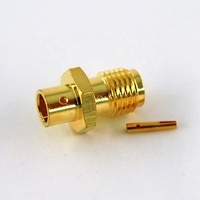 Cable coaxial RG402 de 0.141 pulgadas para antena, conector RF coaxial SMA hembra recto, eléctrico e impermeable, de fábrica.