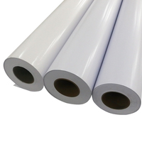 Vinilo Autoadhesivo de PVC Imprimible, Blanco Brillante Mate, para Impresión con Tinta Eco-solvente, UV y Látex, para Ventanas de Automóviles, Carteles Publicitarios