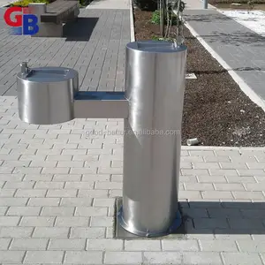 Zwo sdf10137 — <span class=keywords><strong>fontaine</strong></span> à boire extérieur en acier inoxydable, avec panier latéral, meilleures ventes - Product Image 1