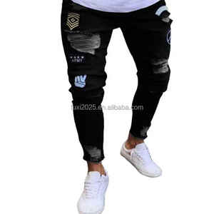 Iants 2025 hommes classique mince petit ami jean taille haute résistant à l'usure pantalons décontractés pour quotidien comt lavable printemps - Product Image 5