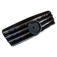 Calandre avant en fibre de carbone, Grille avant noire adaptée à la Mercedes Benz W202 classe C Sport année 1994 — 2000