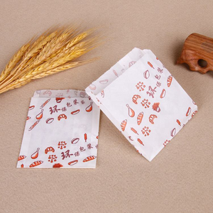 Biểu Tượng Tùy Chỉnh Phân Hủy Sinh Học Kraft Glassine Sáp Túi Giấy Dùng Một Lần Khoai Tây Chiên Gà Cookie Bỏng Ngô Bao Bì Túi - Product Image 3