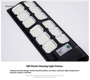 Lampe <span class=keywords><strong>solaire</strong></span> extérieure étanche, projecteur <span class=keywords><strong>solaire</strong></span> avec matériau ABS pour allée, cour, rue, LED alimentée par l'énergie <span class=keywords><strong>solaire</strong></span> - Product Image 2