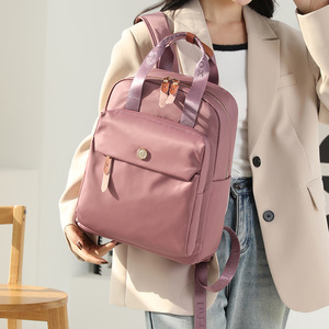 Sac à dos femme tendance coréen coloré, nouvelle collection, décontracté, portable, pour l'extérieur, avec fermeture éclair, idéal pour l'hiver - Product Image 2