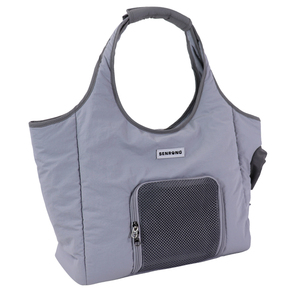 Premium Grey Waterproof <b>Pet</b> <b>Carrier</b>, Lightweight Breathable Travel Bag, Stain-Resistant Stylish Tote for Small <b>Pets</b> - Product Image 2