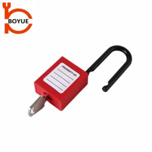 बॉययू हाई सिक्योरिटी एबीएस लॉकआउट सेफ्टी पैडलॉक मास्टर लोटो कुंजी इंसुलेशन अच्छी गुणवत्ता वाले ताले के साथ - Product Image 5