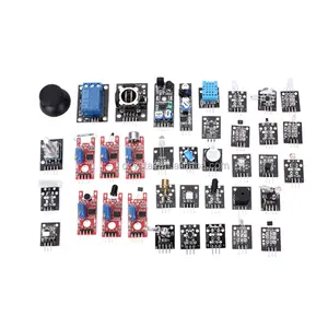 Kit para diy okystar oem/mm, kit eletrônico de 37 em 1 com kit de módulo de sensor