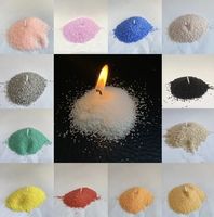 Kit de cire de sable perlée LANJO DIY, cire de palme végétale, granulés de cire de sable, avec logo personnalisé