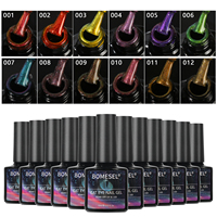 Lot de Gels Magnétiques 9D Effet Œil de Chat Caméléon pour Ongles, Gel Magnétique à Changement de Couleur, Vente en Gros pour Salons de Manucure Professionnels, Fournisseur OEM