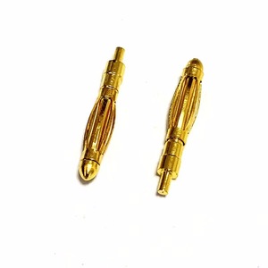 Banana Head PCB Connector 2.0mm Gold Plated Brass Pin Socket Male Female Terminal For Circuit Board Connection - Product Image 1