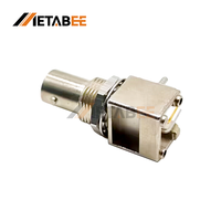 Connecteur coaxial RF BNC femelle à angle droit pour montage sur circuit imprimé, 50 ohms, pour CCTV