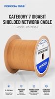 Câble Ethernet Cat7 SFTP 600 MHz 10 Gbit/s 23 AWG en Cuivre Pur Blindé Gaine LSZH Boîte de 305 m Vente en Gros Usine