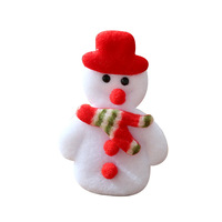 Décorations de Noël DIY pour la nuit, imperméables, durables, réutilisables, en peluche, tête de vieil homme, bonhomme de neige, renne, accessoires vestimentaires, non tissés