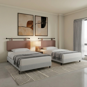 Ensemble de chambre d'hôtel sur mesure avec plans, idéal pour appartements et espaces restreints - Product Image 1