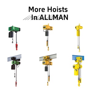 Palans électriques ALLMAN M5 à double vitesse 220V/380V 2 tonnes avec chariot et variateur de fréquence pour levage de grues et travaux de construction - Product Image 6