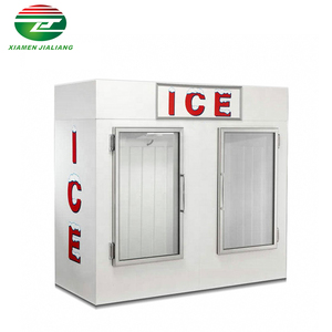 Congélateur de stockage de sacs de glace en aluminium incliné à face avant - Product Image 2
