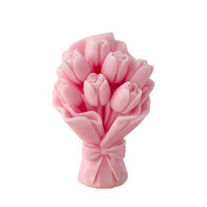 Vela Aromática con Aroma a Ramo de Tulipanes, Cera de Soya, Sin Humo, Decoración Premium para el Hogar, Regalo de Cumpleaños, Recuerdo de Boda - Product Image 2