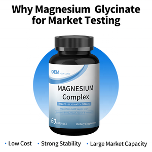 Cápsulas de Complejo de Magnesio de Alta Calidad de Marca Privada OEM con MOQ Bajo para Pruebas de Mercado y Propietarios de Nuevas Marcas - Product Image 2