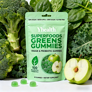 Gomitas de Espirulina Orgánica en Bolsas de Grado Alimenticio al por Mayor de Yhealth, Microalgas, Brócoli, Kale, Superalimento Verde - Product Image 6
