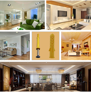 Elehk ốc vít hình dạng cá nhựa Neo cá màu vàng nhựa PE/Nylon Neo tường cắm M6 M8 M10 - Product Image 6