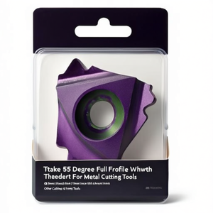 Ttake 55 Degree Full Profile Whitworth <b>Threading</b> Insert For Metal Cutting <b>Tools</b> - Product Image 2