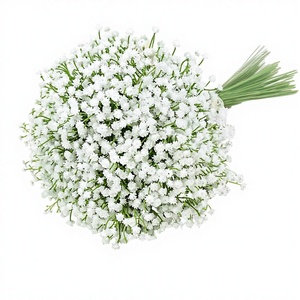 Fiori Artificiali di Gypsophila, Bouquet Finti di Gypsophila in Grandi Quantità per Matrimoni, Feste, Decorazioni Floreali per la Casa - Product Image 1