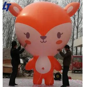 High Quality Giant PVC Inflatable Fox For Activity Or Decoration Outside