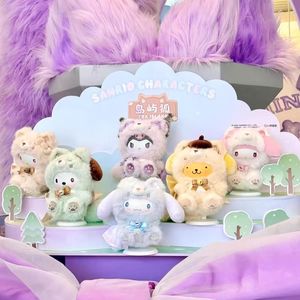 100% Auténtico <span class=keywords><strong>MINISO</strong></span> Personajes de <span class=keywords><strong>Sanrio</strong></span> Fox Island Caja Sorpresa Muñeco de Peluche Lindo Juguete Colgante para Bolsa Regalos - Product Image 6