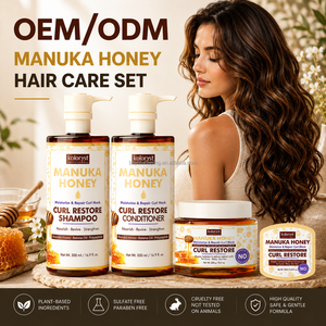 Shampooing 4-en-1 OEM pour Cheveux Bouclés Naturels, Hydratant et Démêlant, à la Grenade et au Miel de Manuka, pour Cheveux Secs et Bouclés Soyeux - Product Image 4
