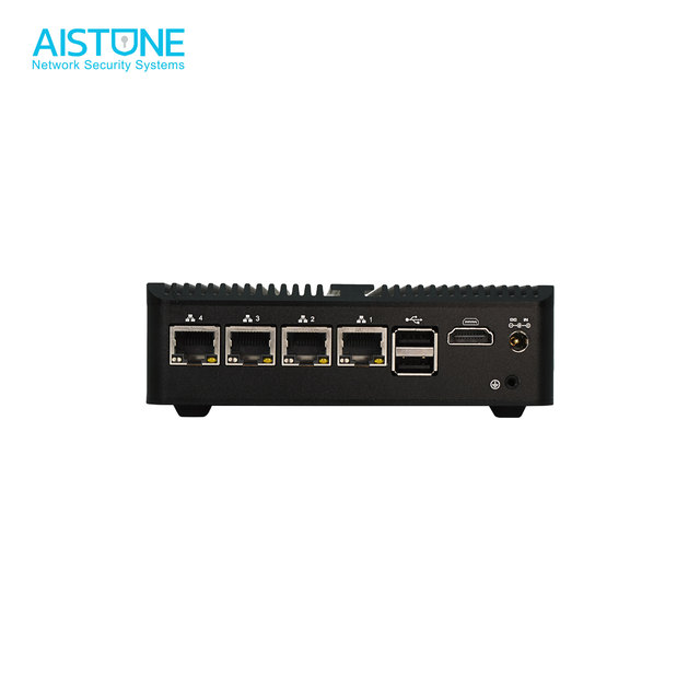 Smallest fanless mini AES firewall J4125 J6412 N100 N150 4 lan 2.5G pfSense appliance