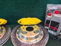 Kit de freinage de rechange de précision pour Brembo 18Z 6 pistons avant et F40 4 pistons arrière pour BMW X5 E70, rotors percés 380x34mm