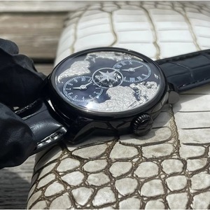 Montre haut de gamme pour homme avec mouvement multifonction, affichage précis de la double fuseau horaire, affichage précis de la différence horaire - Product Image 3