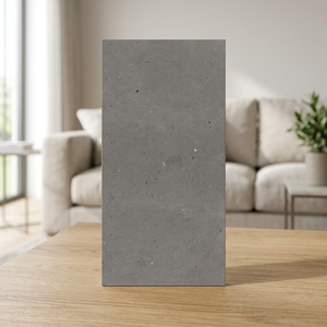 Losa de porcelana brillante color gris esmeralda de 800x1600 mm para revestimiento de pisos y paredes de baños modernos - Product Image 1