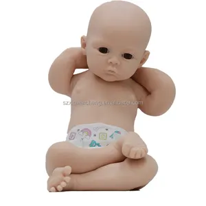 18 inch 2750G heavy weighted silicone lifelike reborn baby doll chinese doll silicon reborn
