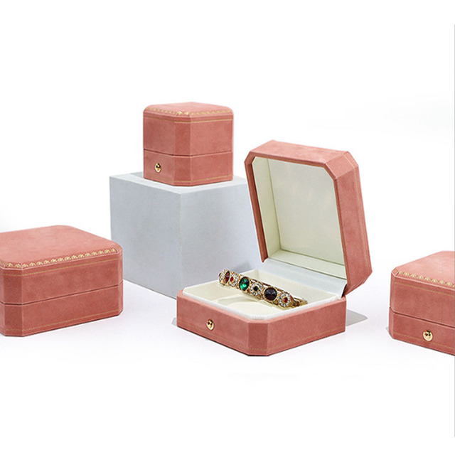 Packaging Jewelry Gift Jewelry Boxes for Pearls Necklace and Luxury Velvet Set Box Earrings Bracelet Jewelry Box