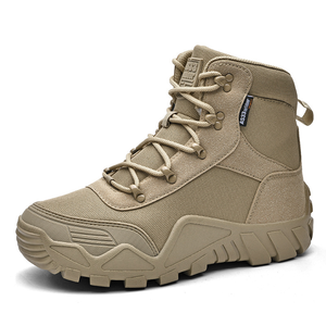 DAF34 Men Lightweight Tactical <b>Boots</b> Waterproof Outdoor Field Training Shoes Rubber for Battlefield Gang <b>Hiking</b> Real Charge - Product Image 4