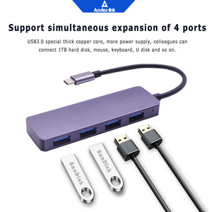 4 En 1 <span class=keywords><strong>puertos</strong></span> Desktop Hub Splitter <span class=keywords><strong>PC</strong></span> de alta velocidad <span class=keywords><strong>USB</strong></span> 3,0 Adaptador de 4 <span class=keywords><strong>puertos</strong></span> Estación de acoplamiento de carga 3,0 <span class=keywords><strong>USB</strong></span> Hub - Product Image 2