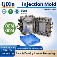 Moule pour couvercle de réservoir d'eau de machine à café avec charnières, service de moulage par injection pour couvercles transparents personnalisés d'appareils de cuisine