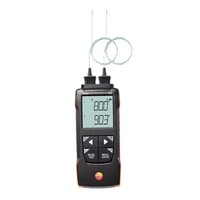 Thermomètre numérique portable Testo922i, type thermocouple, détecteur de température industriel haute précision avec écran LCD