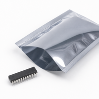 Sacs plats antistatiques métalliques personnalisés à ouverture supérieure pour composants électroniques, circuits imprimés, circuits intégrés, matériel, emballage de protection S21B