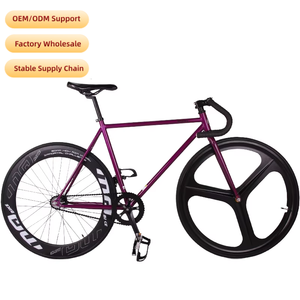 Bicicleta Urbana Retro 700C de Una Velocidad, Estilo Vintage, con Cuadro Clásico de Fibra de Carbono, Piñón Fijo, Ciclismo Freestyle - Product Image 1