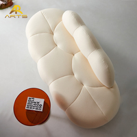 Canapé créatif en velours Teddy, design moderne, pour salon, hall d'hôtel, salon de beauté - Prix d'usine, vente en gros