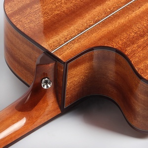 Strumento musicale economico in legno massello pieno di alta qualità da 40 pollici con corpo in mogano <span class=keywords><strong>chitarra</strong></span> acustica <span class=keywords><strong>elettronica</strong></span> lucida elettrica in vendita - Product Image 3