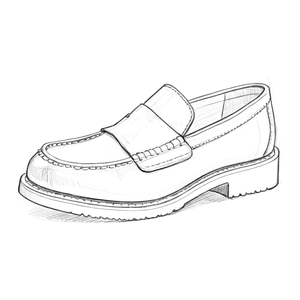 Мужские лоферы Xinzirain в ретро-стиле, с круглым носком, на нескользящей подошве, из натуральной кожи, без застежек - Product Image 1