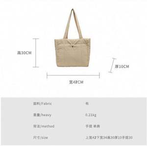 Sac fourre-tout matelassé léger et tendance de grande capacité pour femmes, idéal pour le transport – Vente en gros personnalisée - Product Image 2