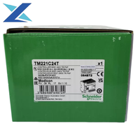 Controlador PLC Schneider Nuevo Original TM221C24T Modicon M221, Módulo CPU PLC, Controlador Lógico Programable Ethernet