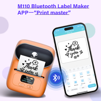 Impresora de Etiquetas Térmicas M110, Impresora Compacta de Códigos de Barras para Envíos de Comercio Electrónico