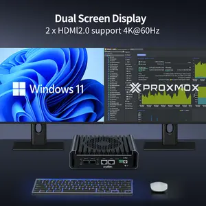 ฮาร์ดแวร์ไฟร์วอลล์ cwwk สำหรับ opnsense เราเตอร์แบบนุ่มเราเตอร์ Intel N150N100N305 N355คู่ NIC 2 10Gbe SFP + I226V 2พอร์ต2.5Gbe ระบบ <span class=keywords><strong>LAN</strong></span> - Product Image 5