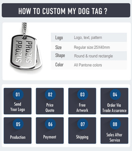 Высококачественная металлическая эмалированная этикетка с логотипом на заказ, тисненая безникелевая перекрестная собачья бирка для одежды - Product Image 6